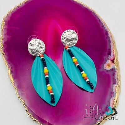 Sun Star Fashion Bead Earring