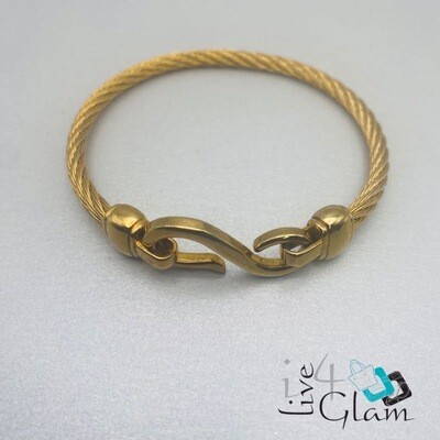 Stainless Steel Cable Infinity Hand Band