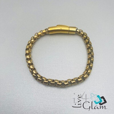 Stainless Steel Mirror Link Hand Band