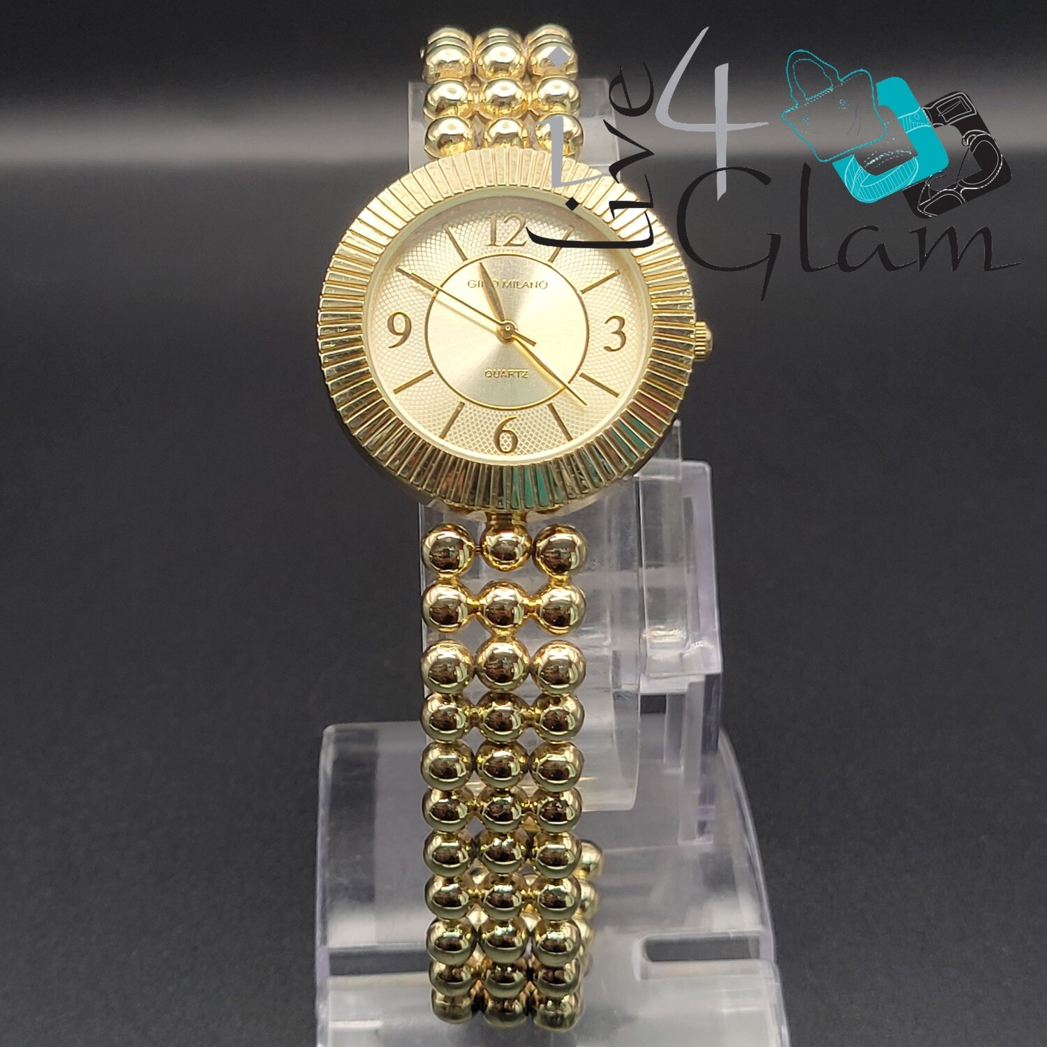 Gold Ball Link Watch