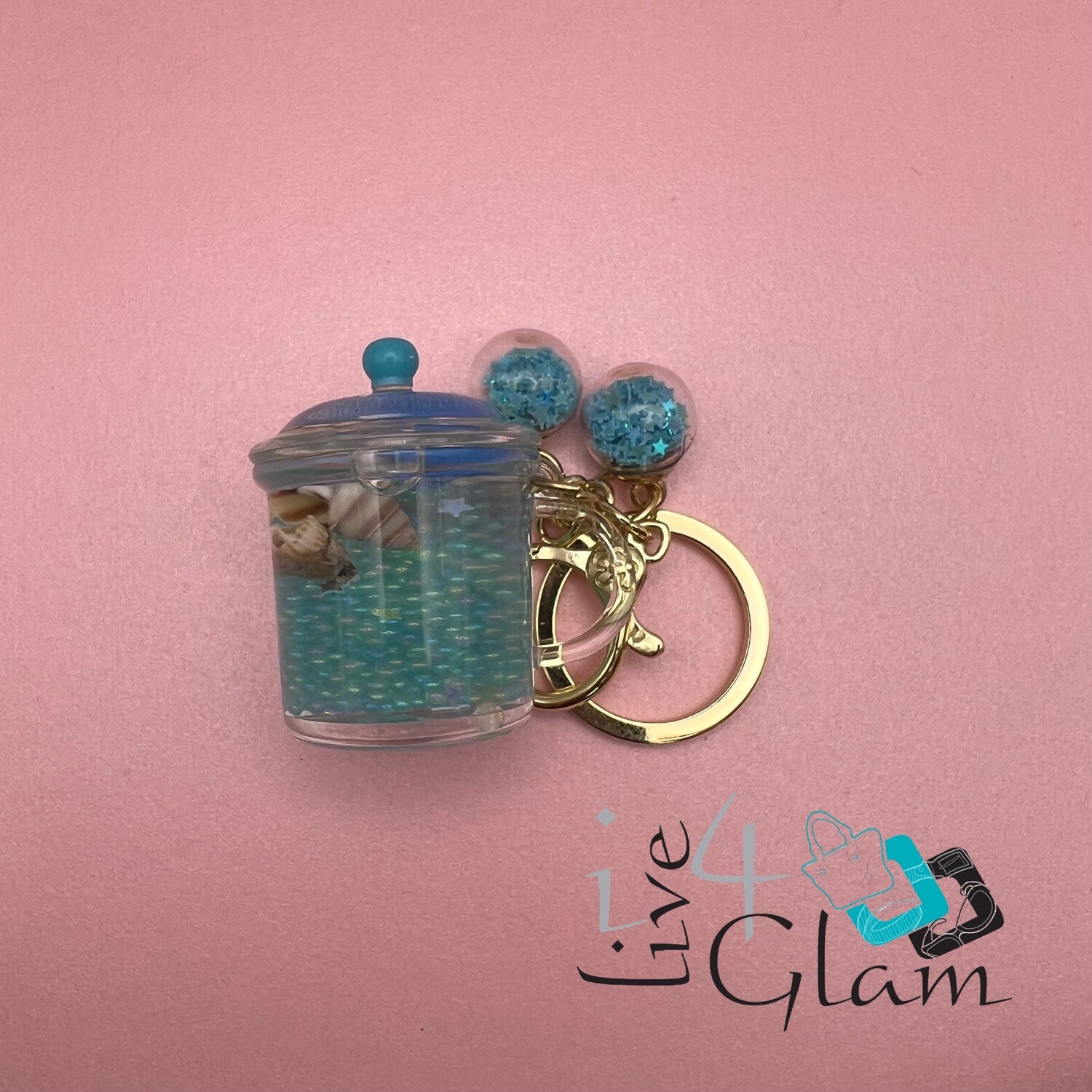 Dolphin Cup Key Chain