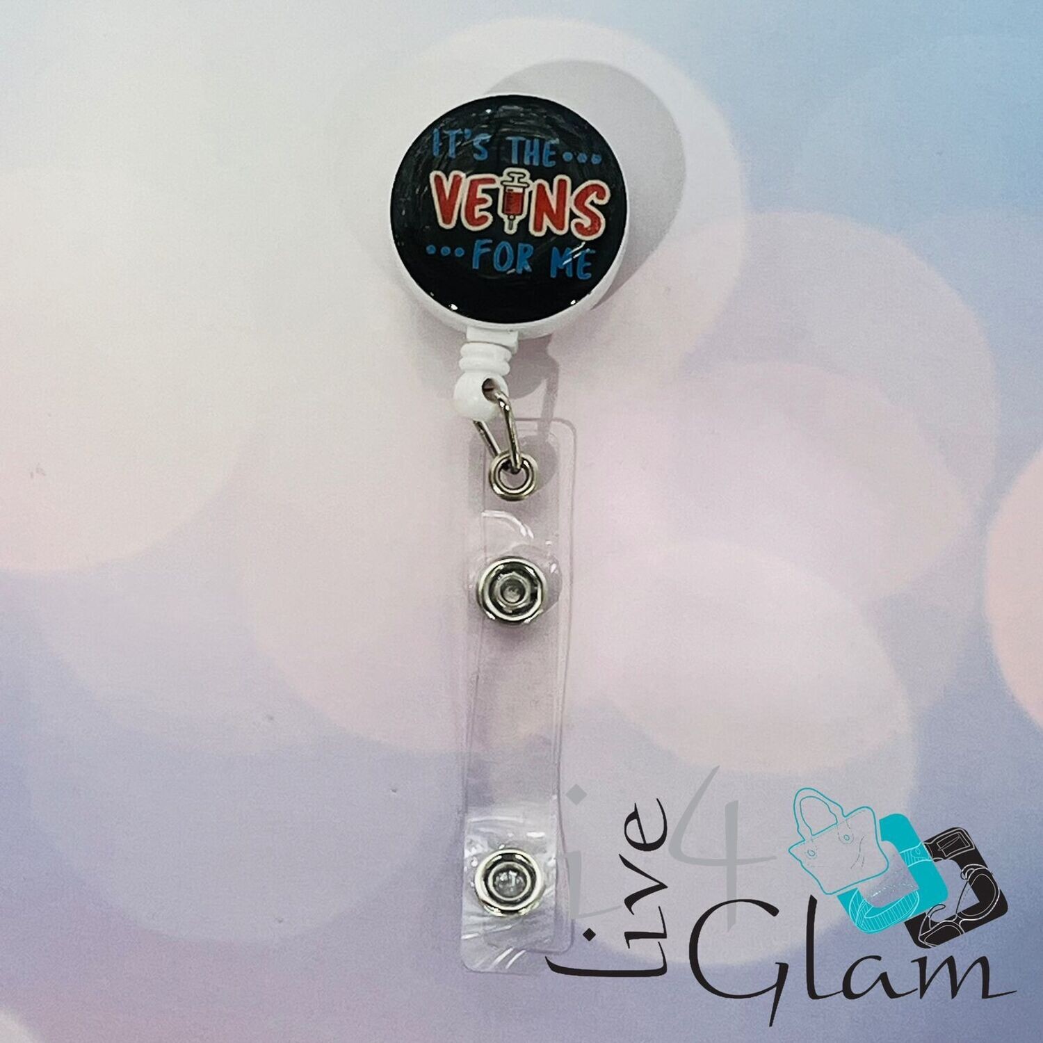 Retractable Badge Clip It&#39;s the Veins