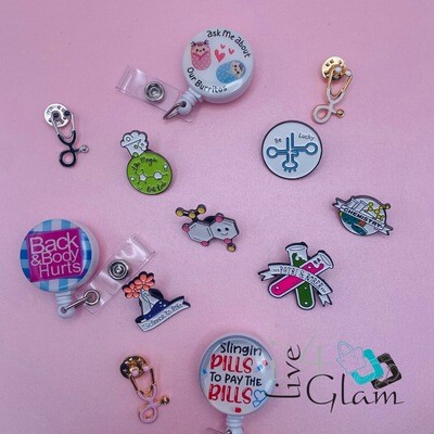 Medical Badge Clips