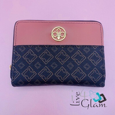 Small Pattern 9&quot; Wallet w Single Zip