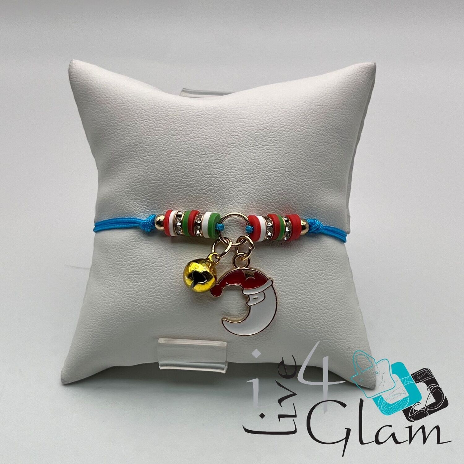 Moon Pull String Bracelet w Bell