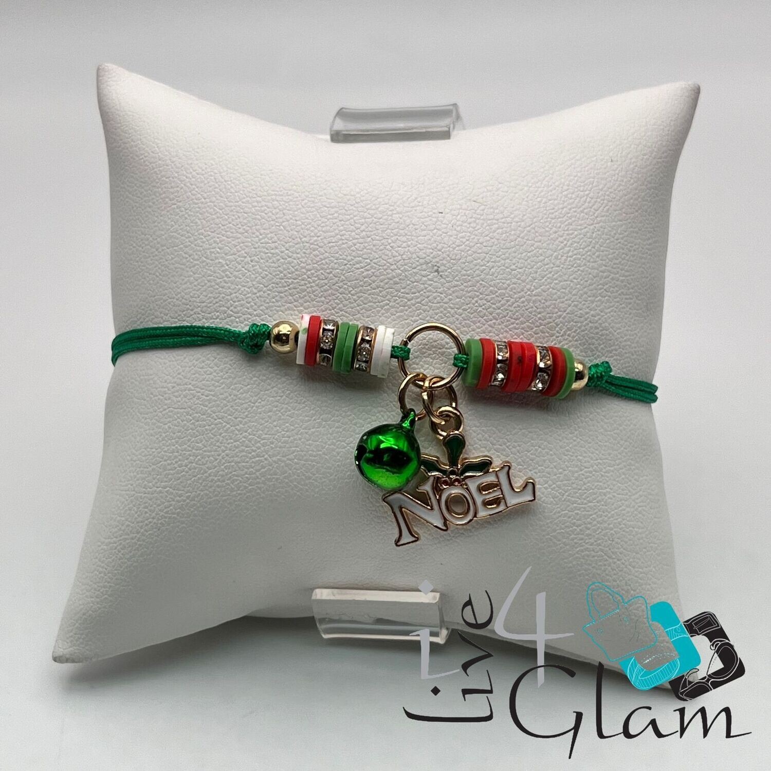 Noel Pull String Bracelet w Bell