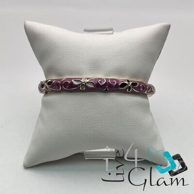 Stainless Steel Flower Bangle