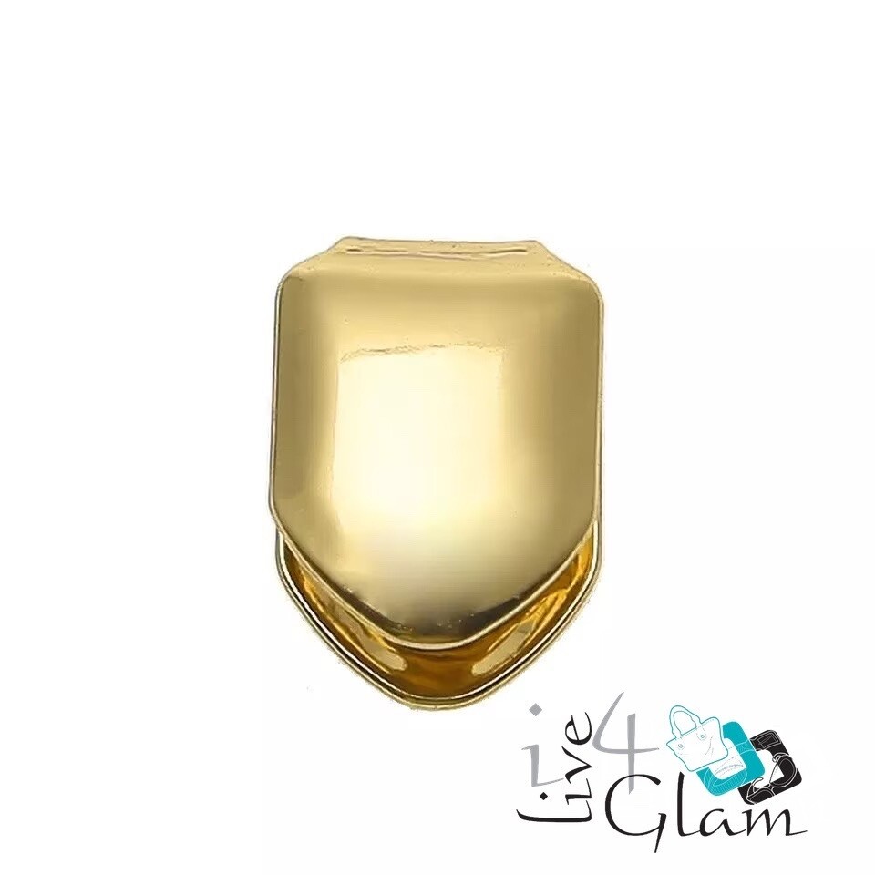 Fashion Single Gold Cap Grillz
