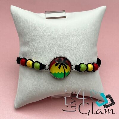 Rasta Beaded Bracelet 