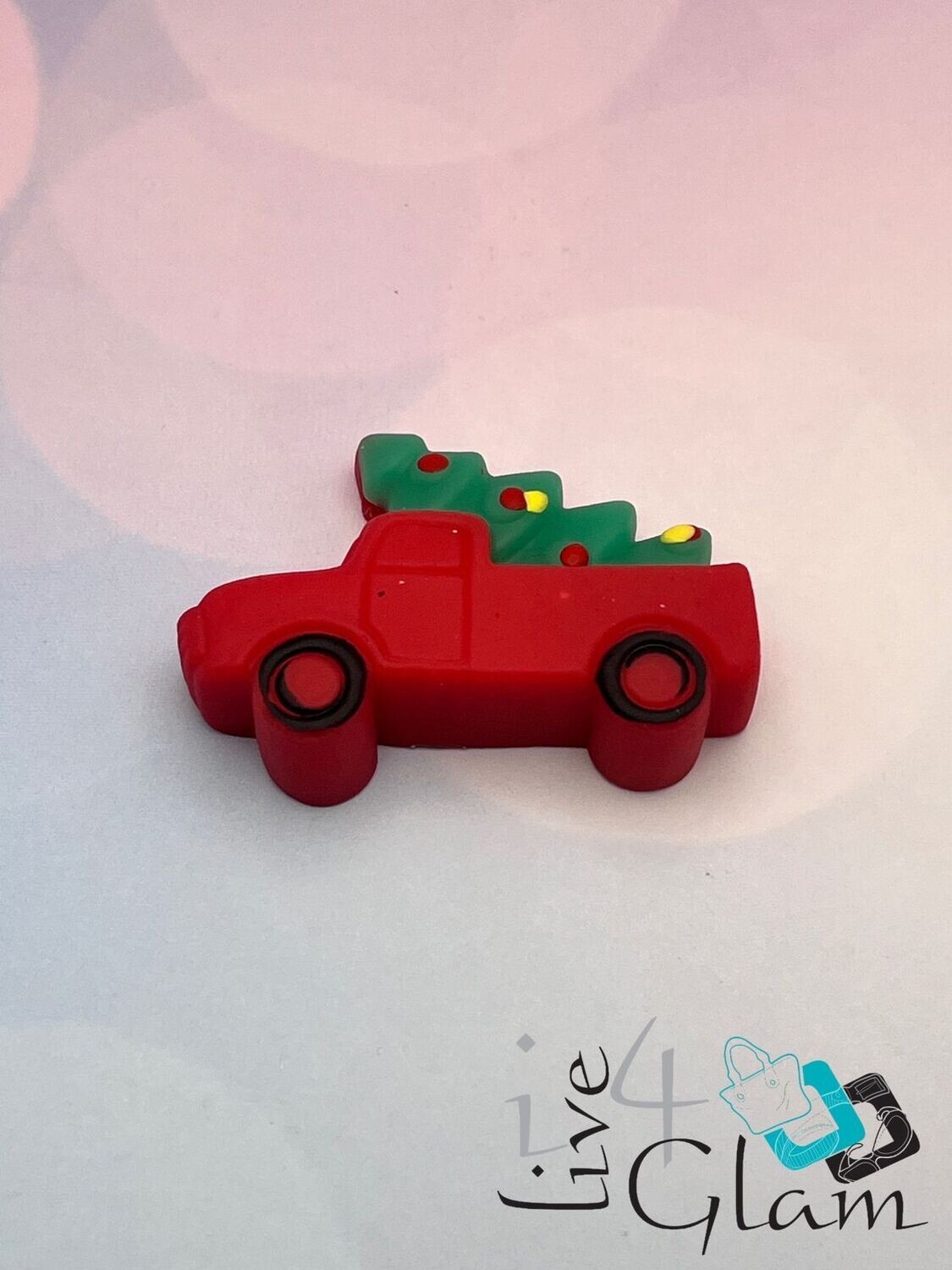 Christmas Mochi  Squishy Toy Car w Tree