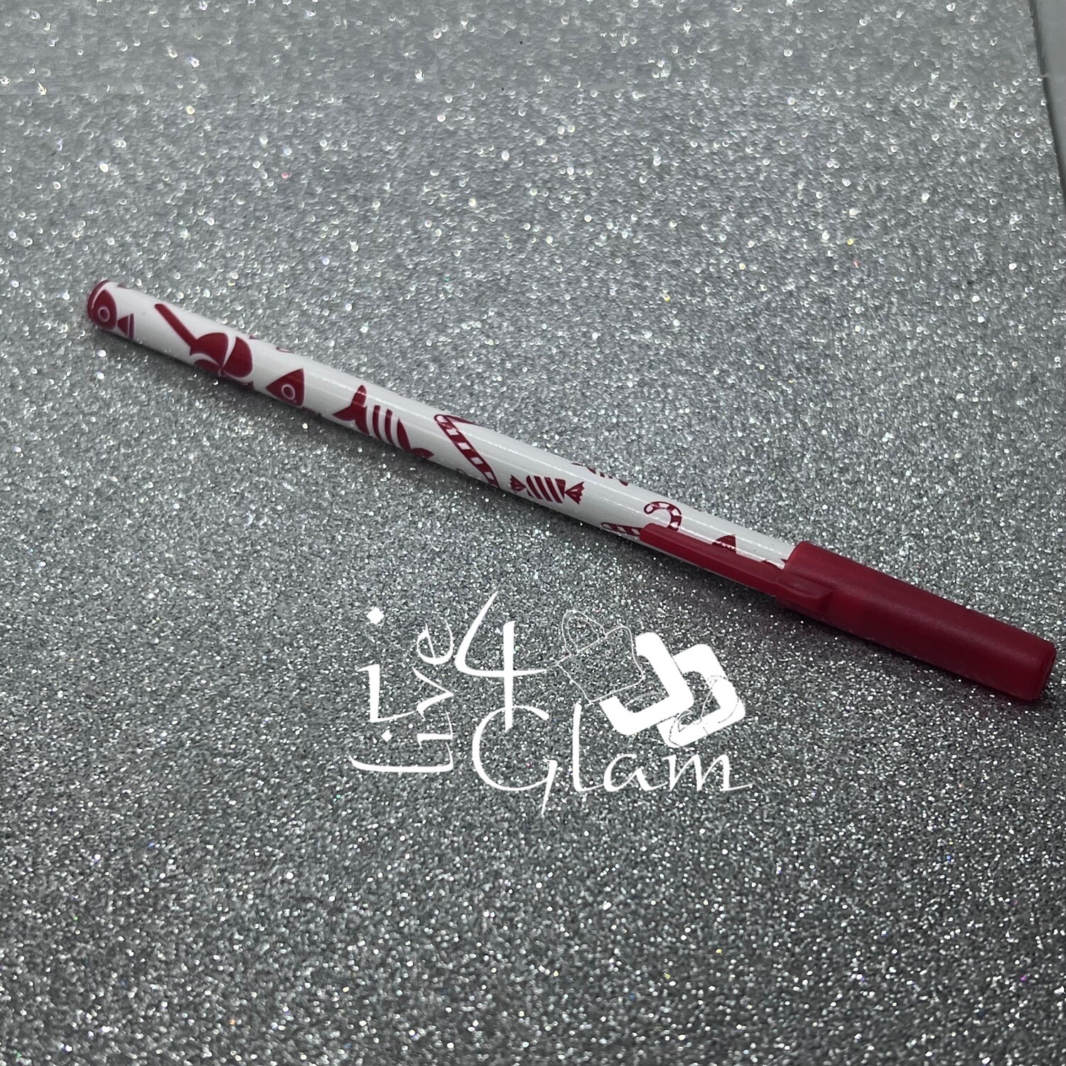 Candy Cane Ball Point Pen