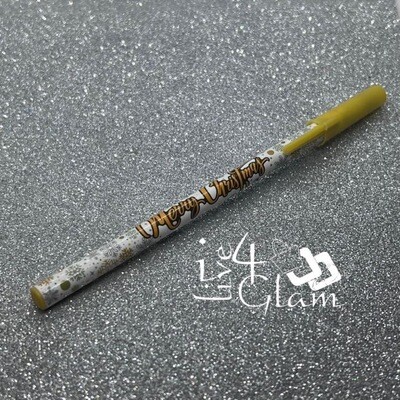 Yellow Merry Christmas Ball Point Pen