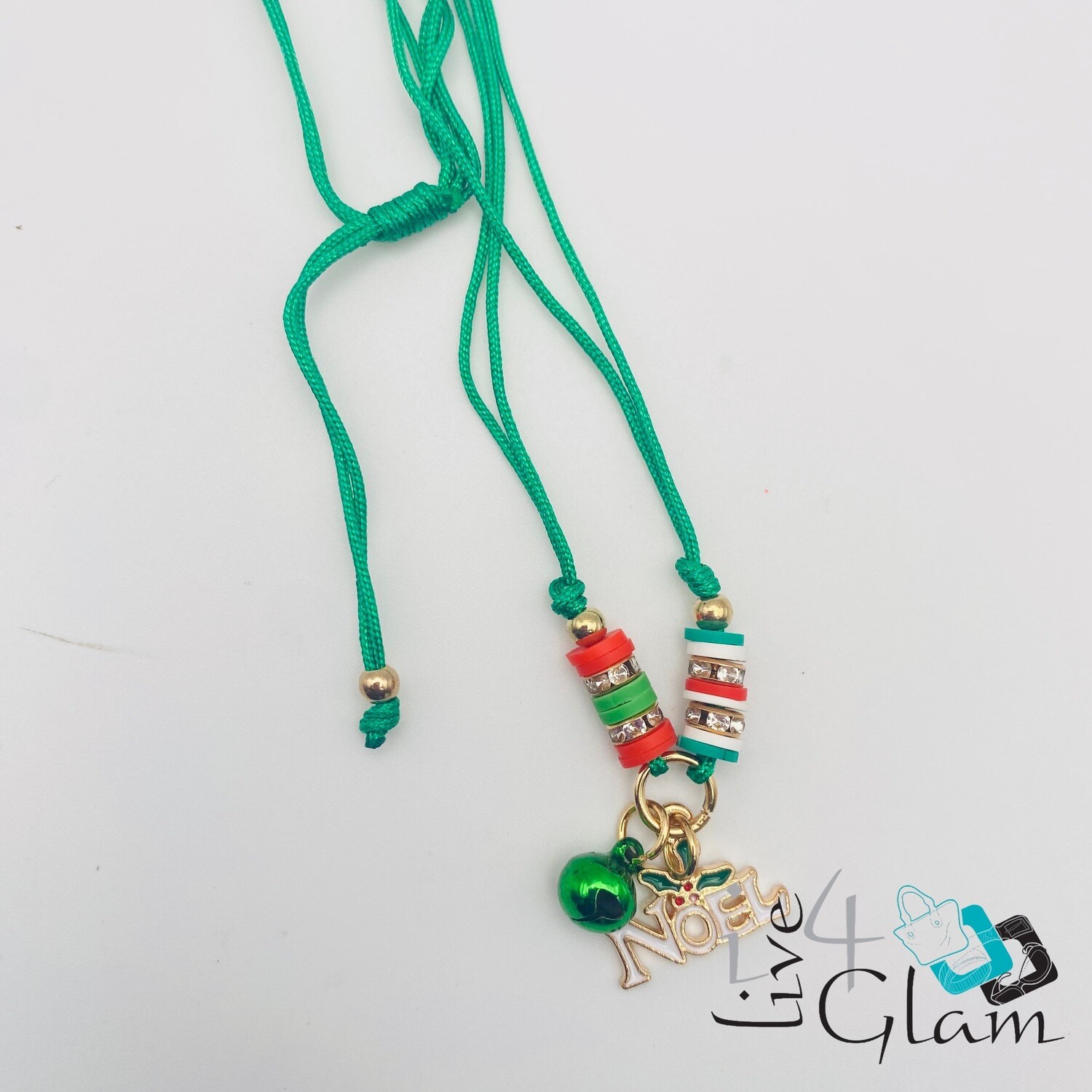 Noel Pull String Necklace w Bell