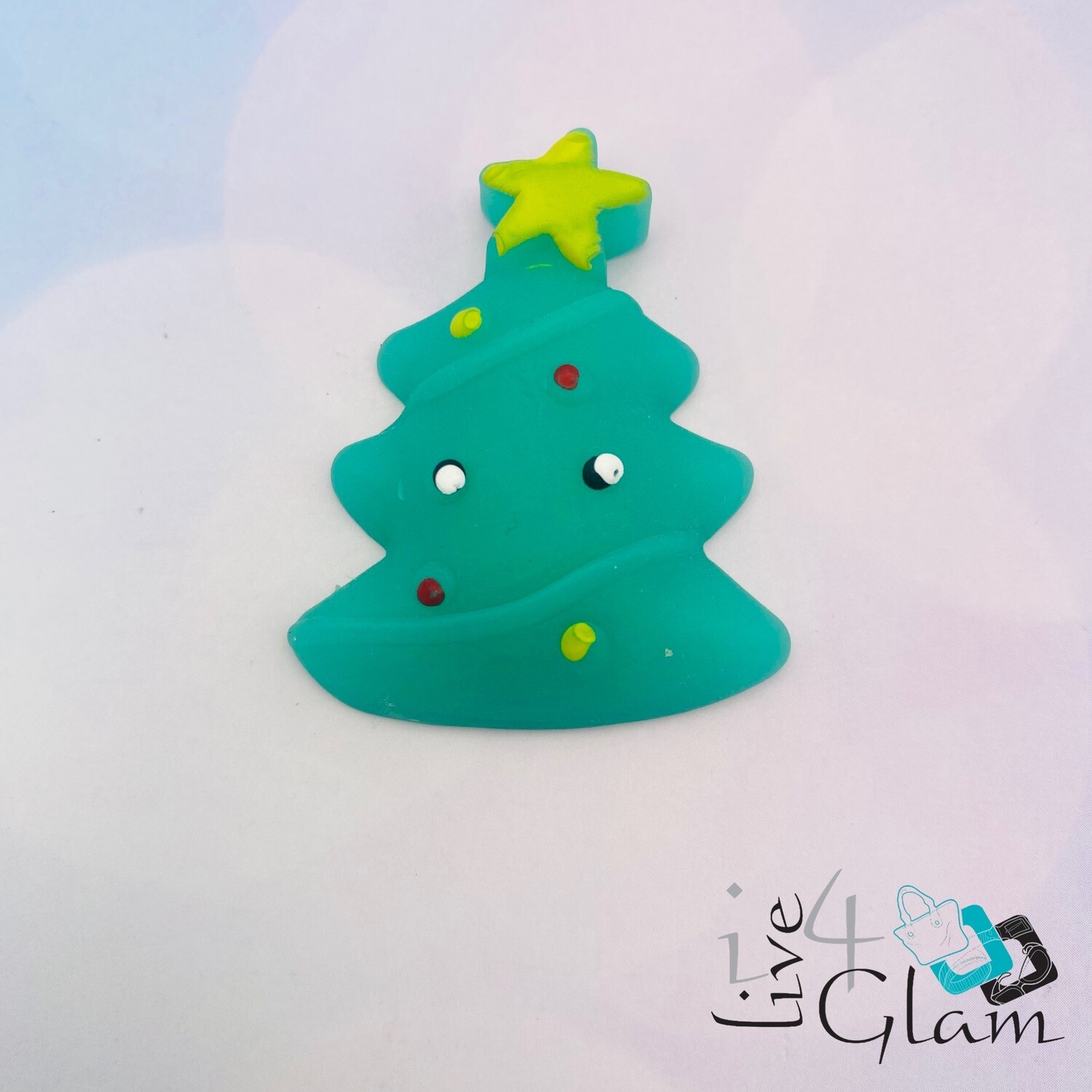 Christmas Mochi  Squishy Toy Blue/Green Tree