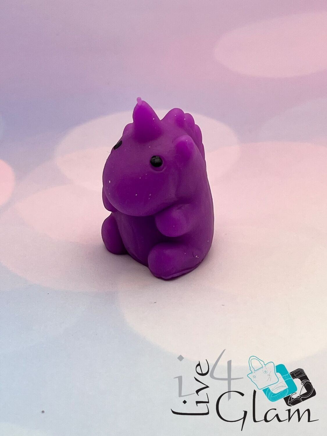 Squish Mochi Purple Dinosaur