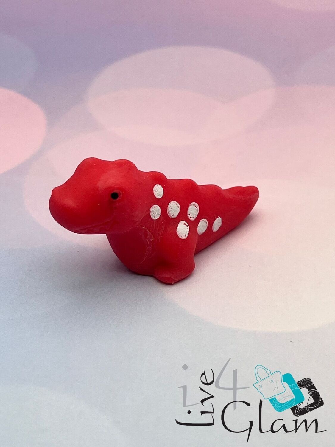Squish Mochi Red Dinosaur