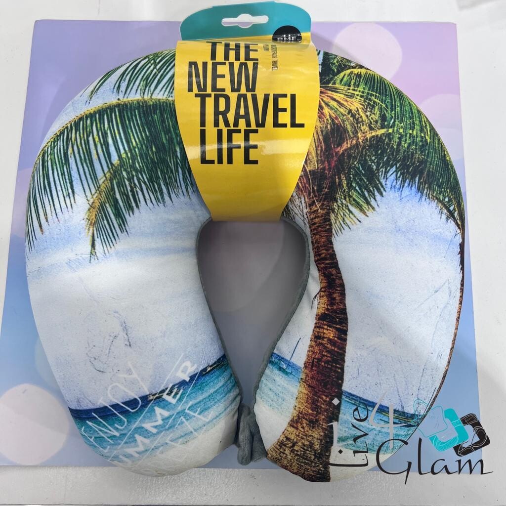 Pattern Neck Pillow, Style: Palm Tree
