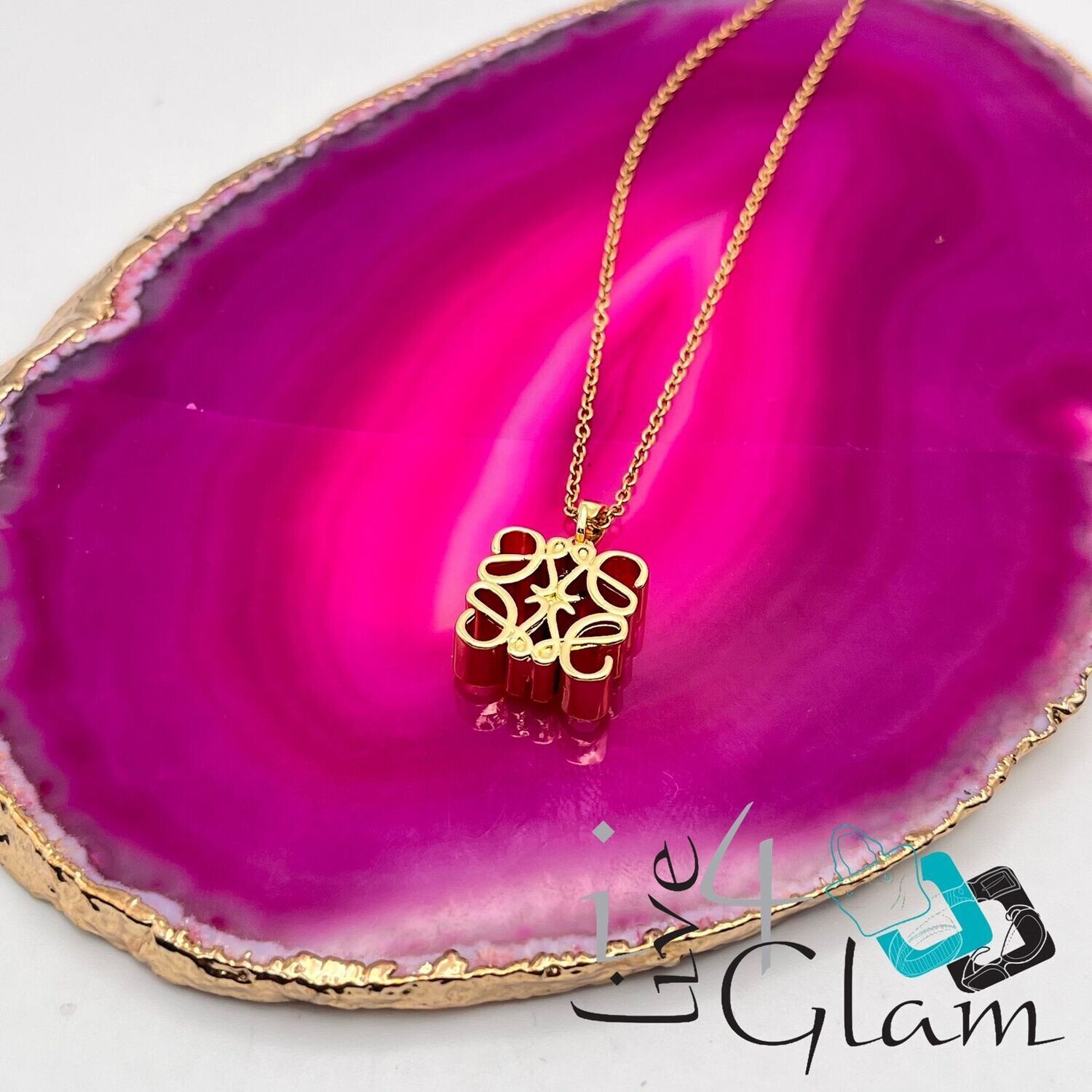 Stainless Steel Gold Geometric Butterfly Necklace