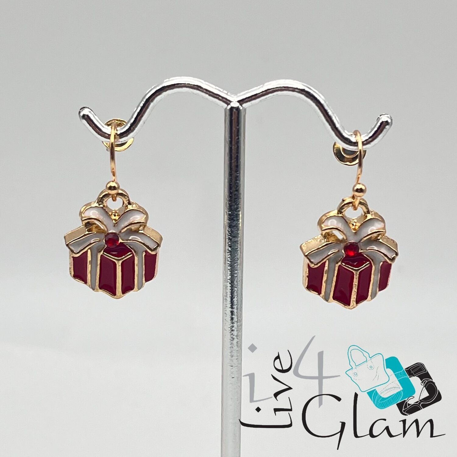 Christmas Hanging Earring Large Gift Box