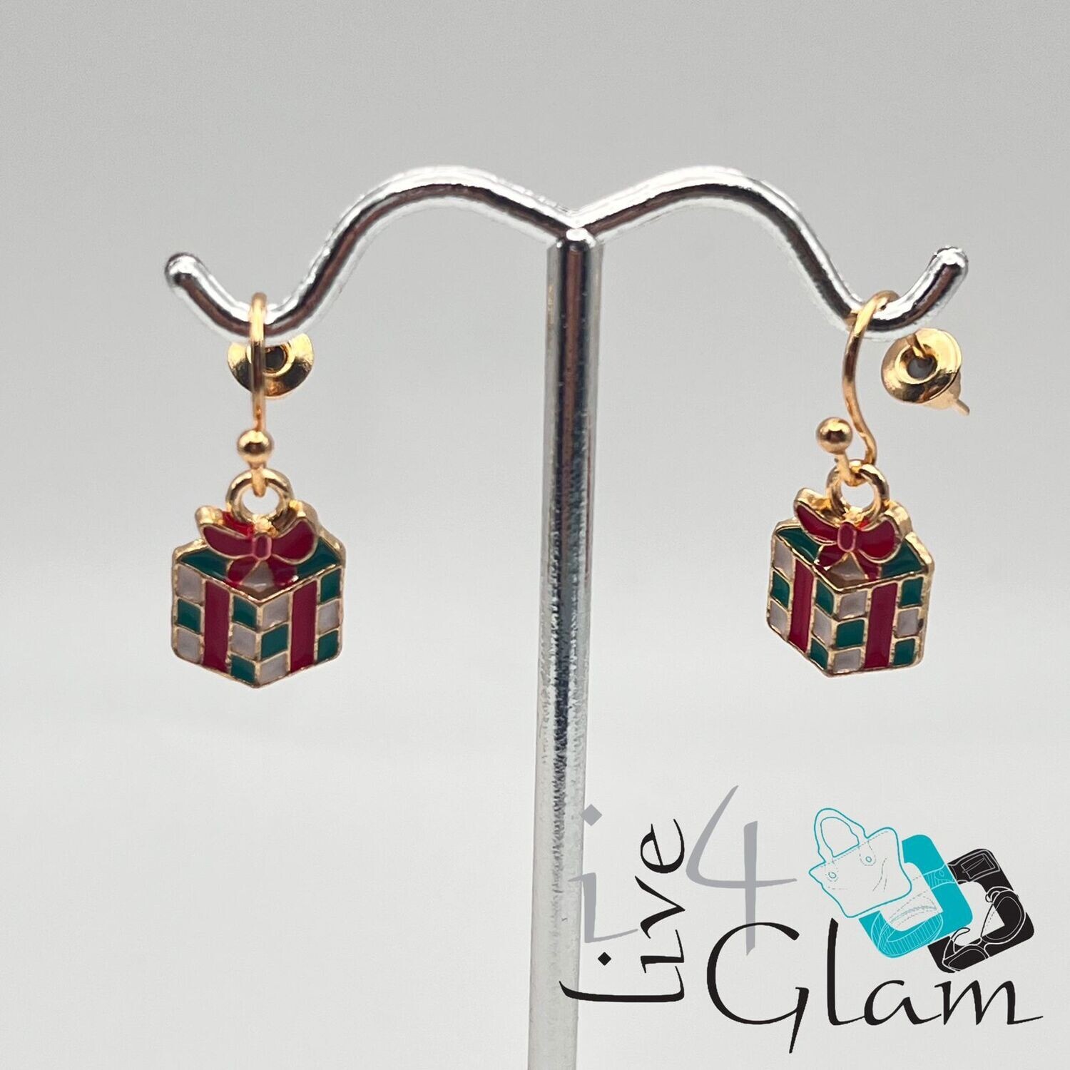 Christmas Hanging Earring Small Gift Box