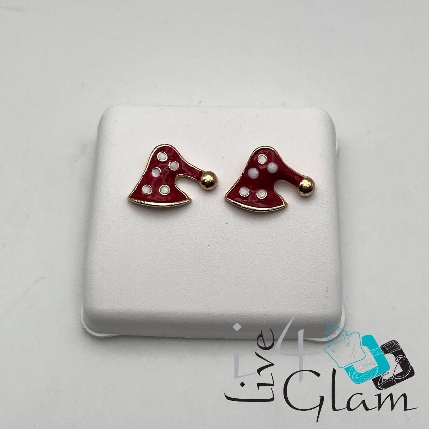 Christmas Stud Earring Elf Hat