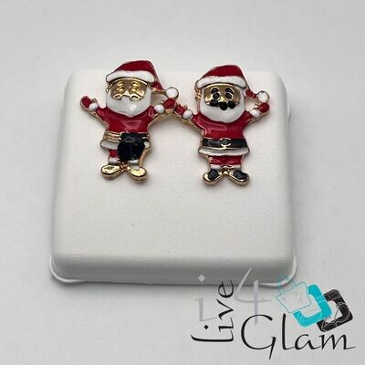 Christmas Stud Earring  Santa