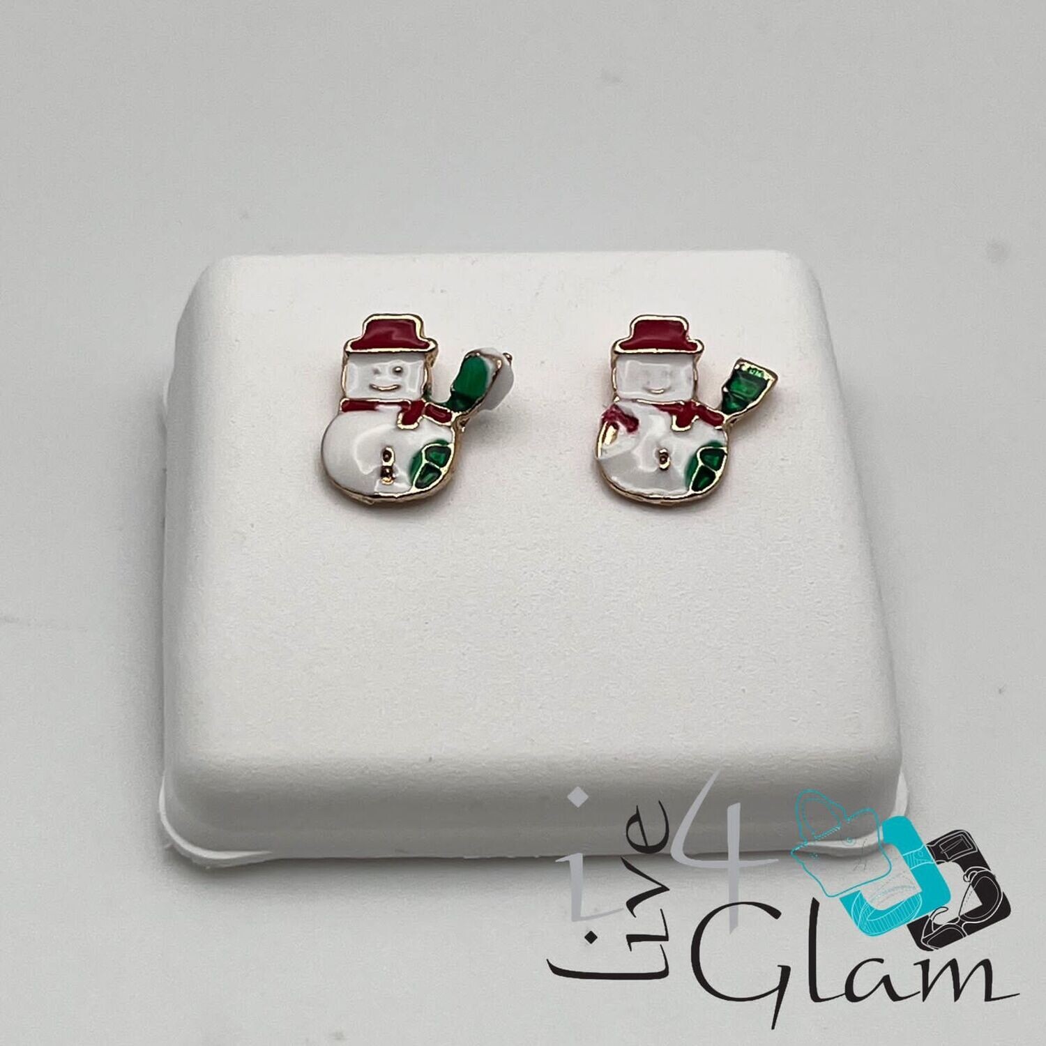 Christmas Stud Earring Snowman