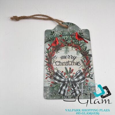 Christmas Plaque Merry Christmas