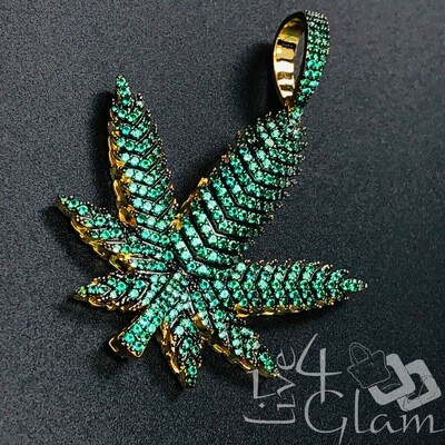 Fashion Ganja Leaf Pendant