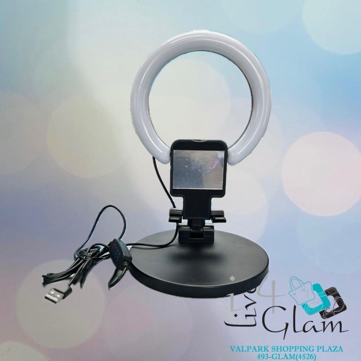 Small Ring Light w Makeup Mirror