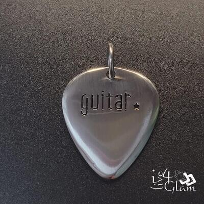 Stainless Steel Guitar Pick Pendant