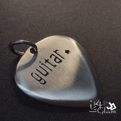 Stainless Steel Guitar Pick Pendant