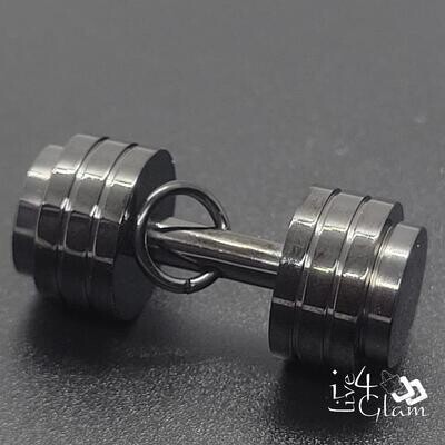 Stainless Steel Large Dumbbell Pendant