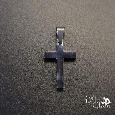 Stainless Steel Silver Small Cross Pendant