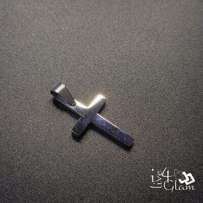 Stainless Steel Silver Small Cross Pendant