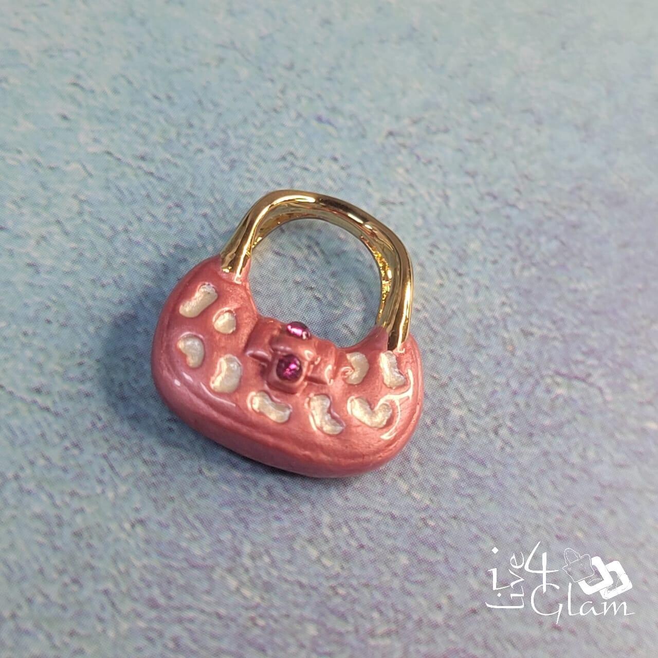 Purse Charm, Color: Pink