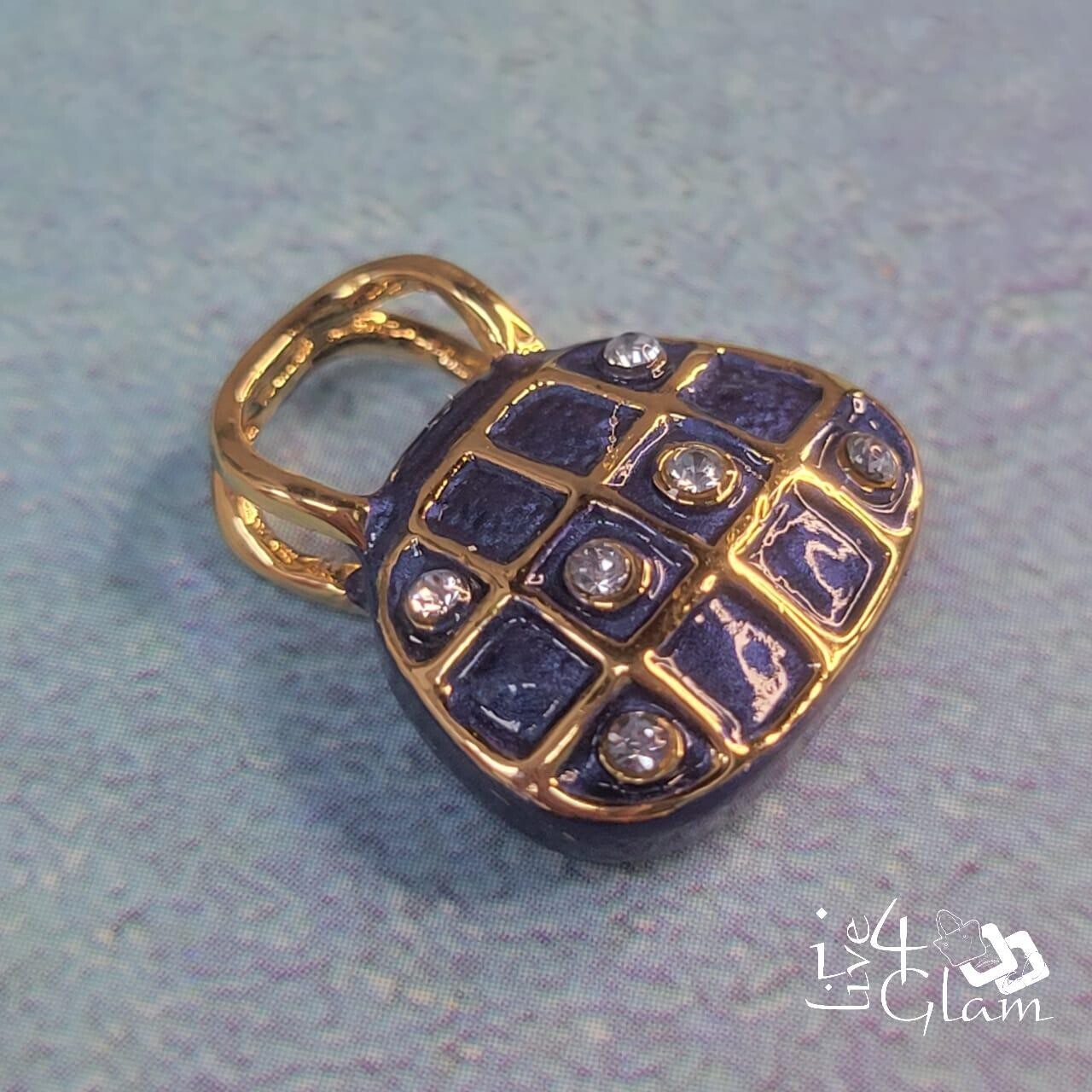 Purse Charm, Color: Dark Blue