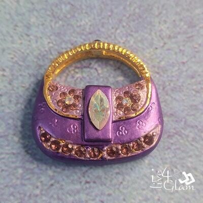 Purple Purse Charm