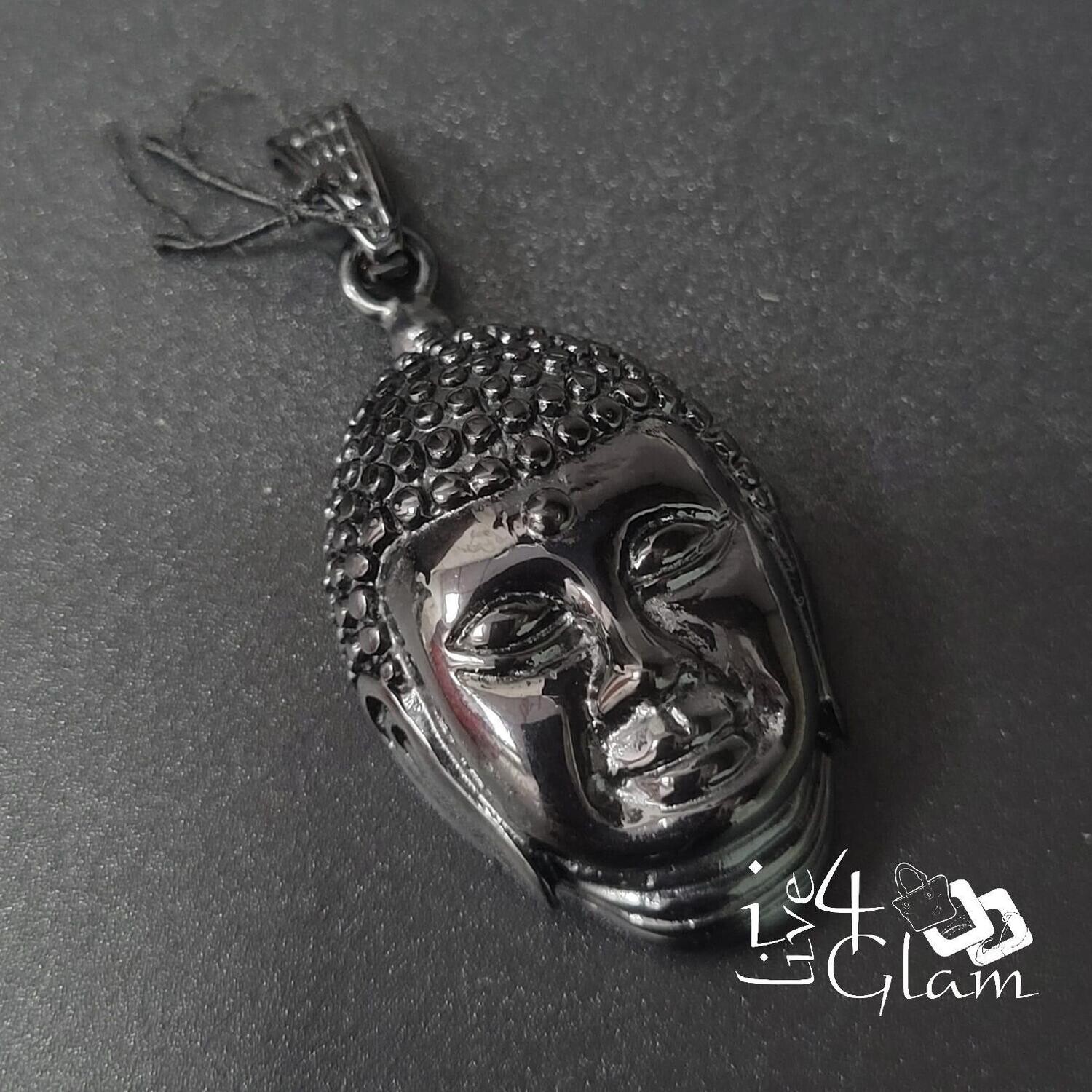 Stainless Steel Buddha Head Pendant