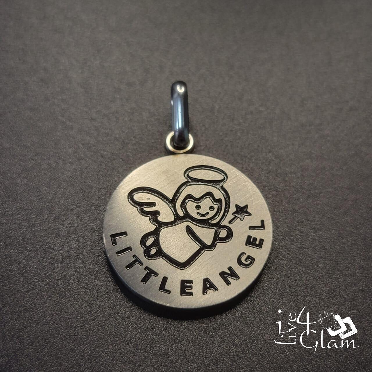 Stainless Steel Silver Little Angel Pendant