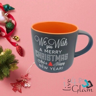 Grey Christmas Mug