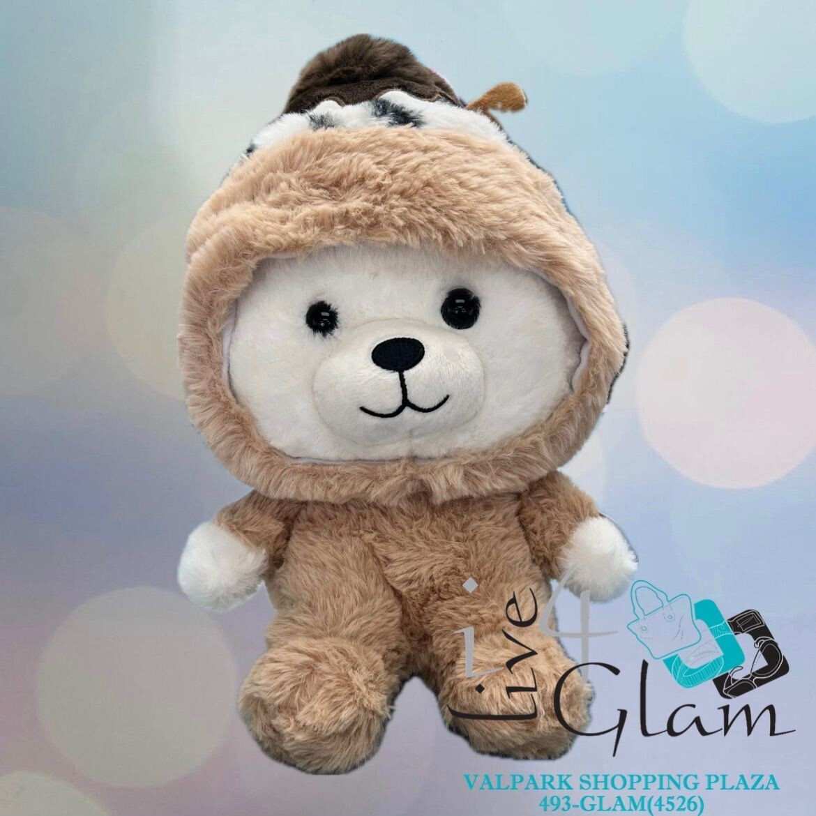 Plush Huggables Cute &amp; Cuddly Brown Bear
