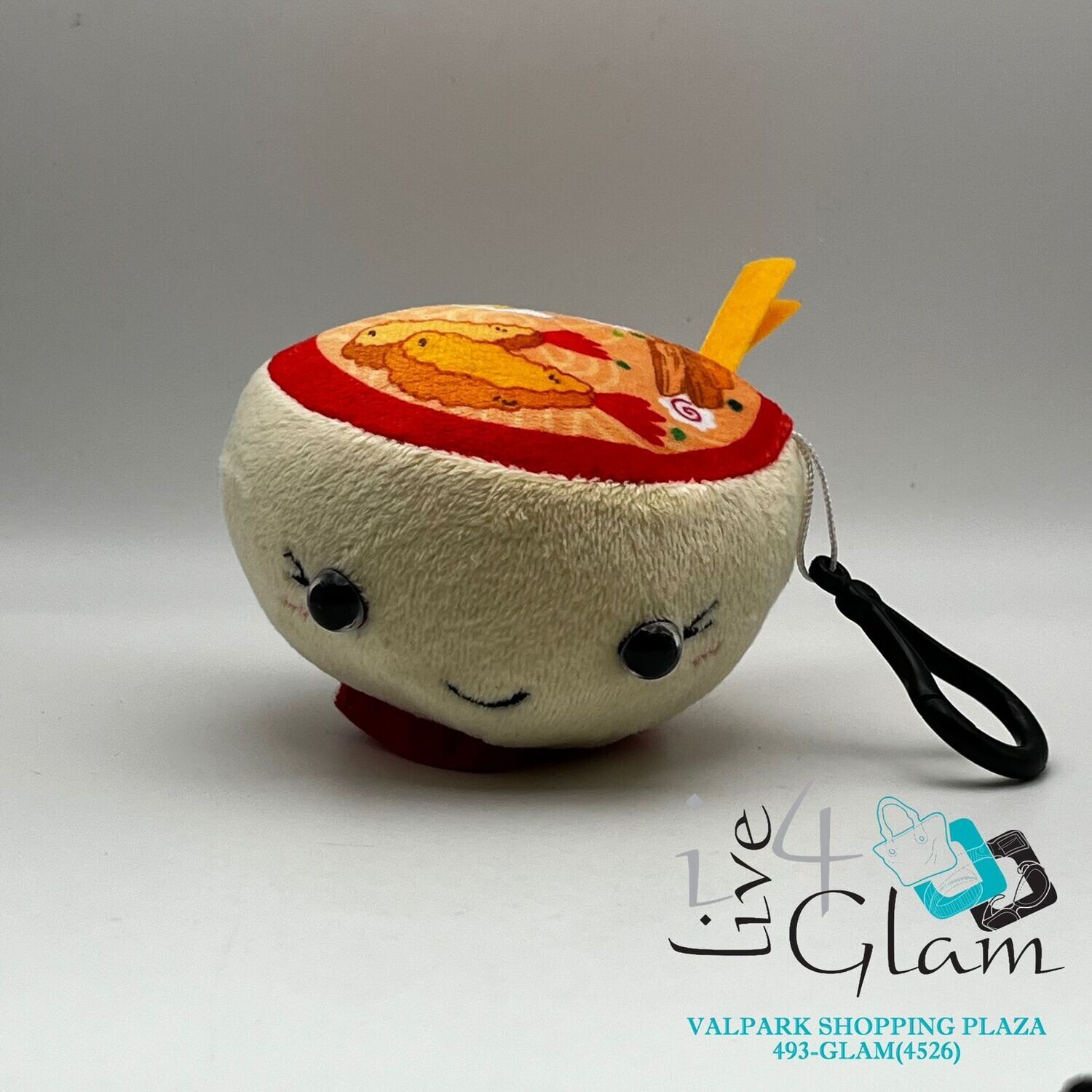 Plush Ramen Bowl Keychain