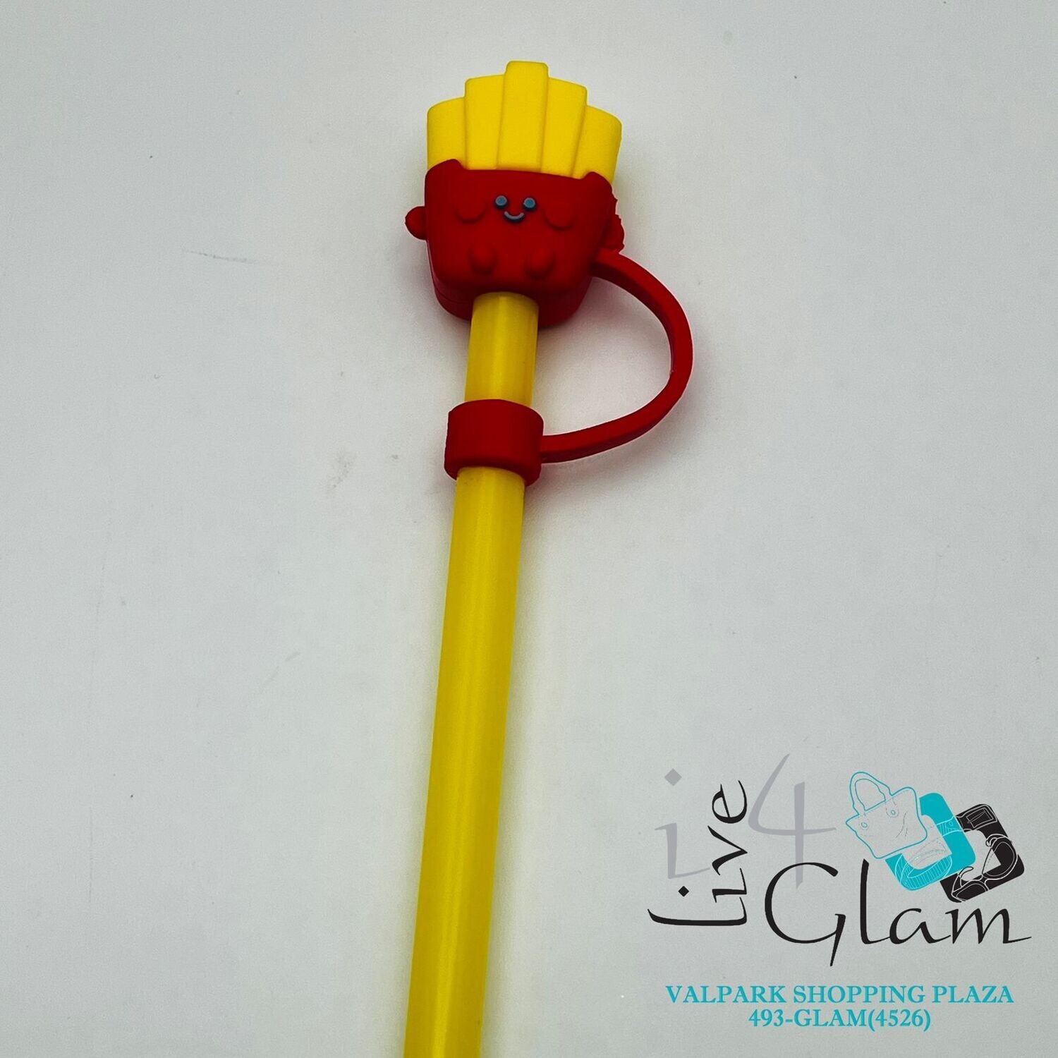French Fries Straw Cover w Straw