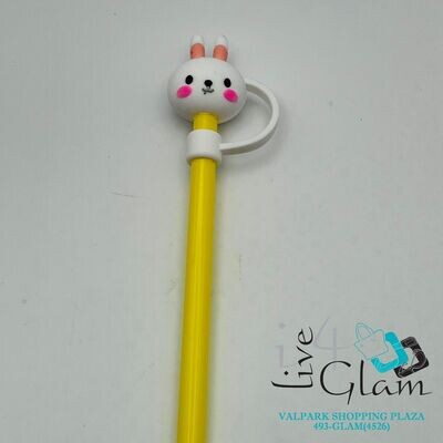 Bunny Straw Cover w Straw