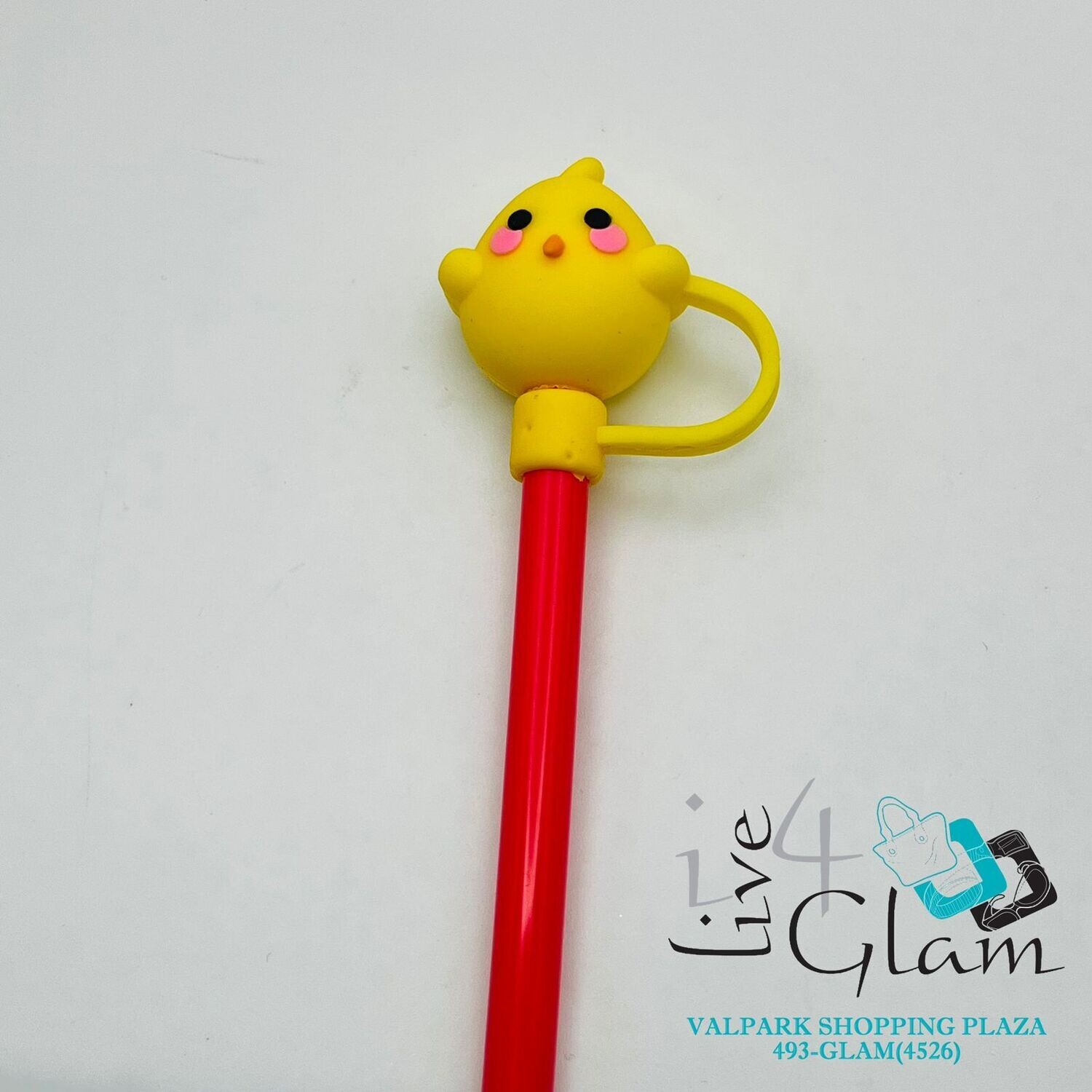 Chicken Straw Cover w Straw