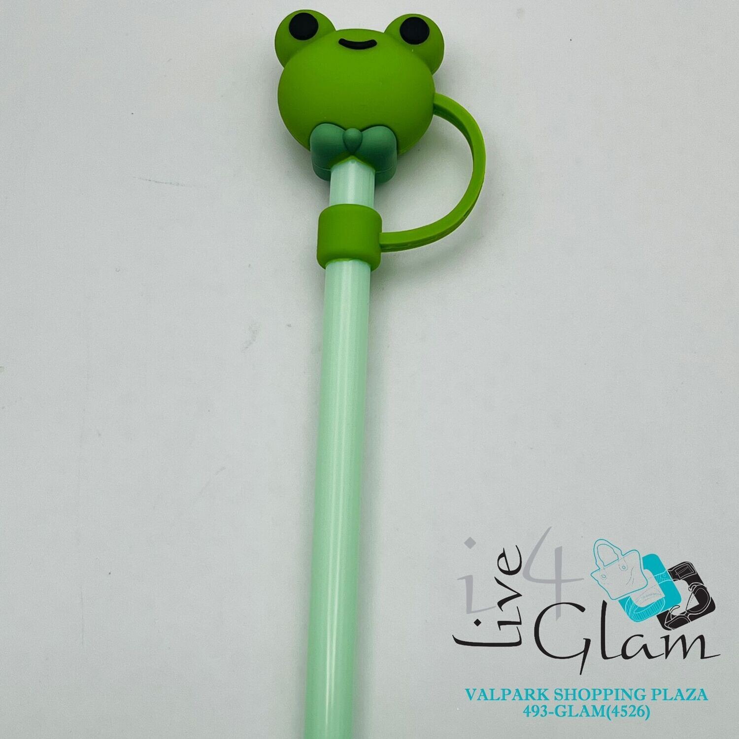 Frog Straw Cover w Straw