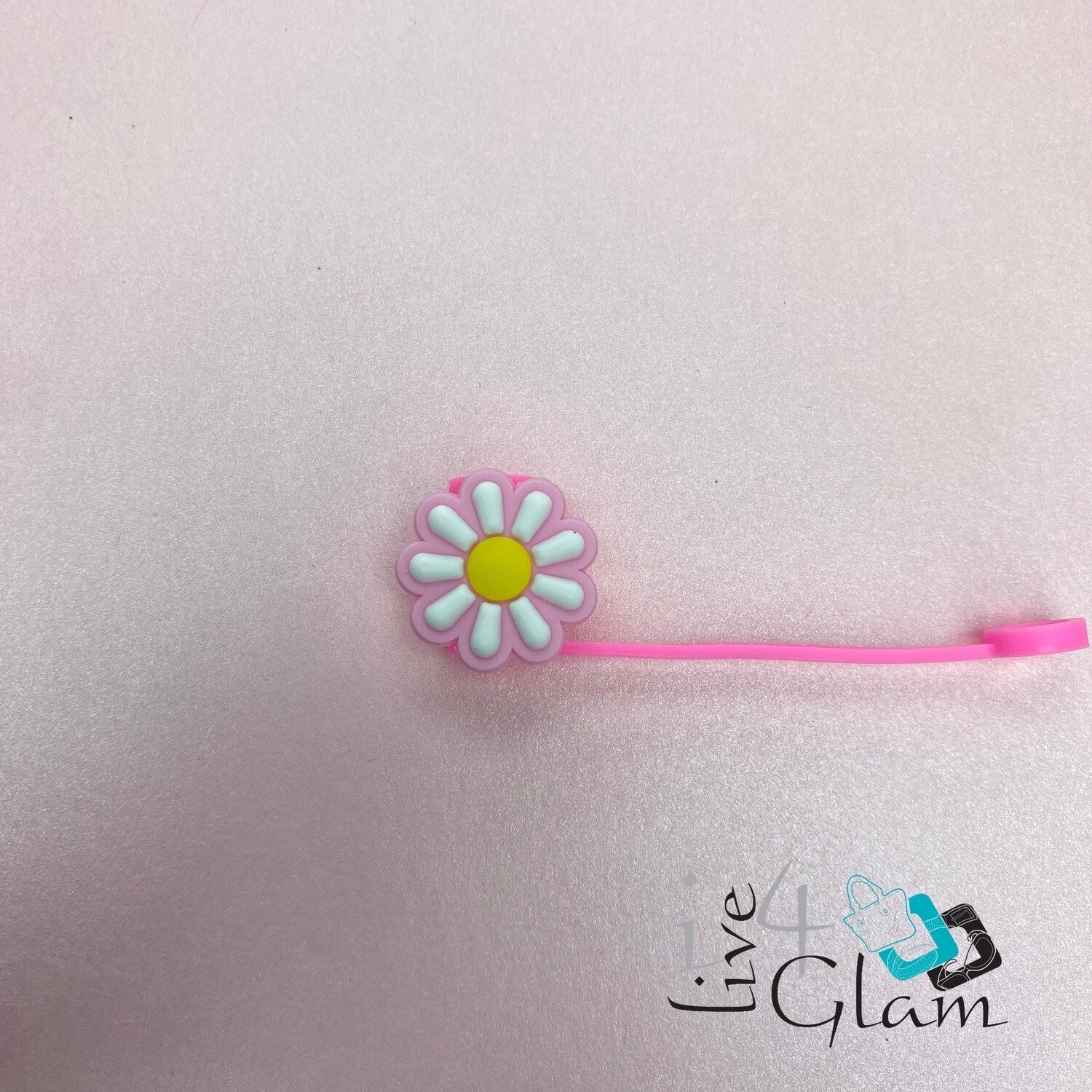 Pink Straw Cover Daisy