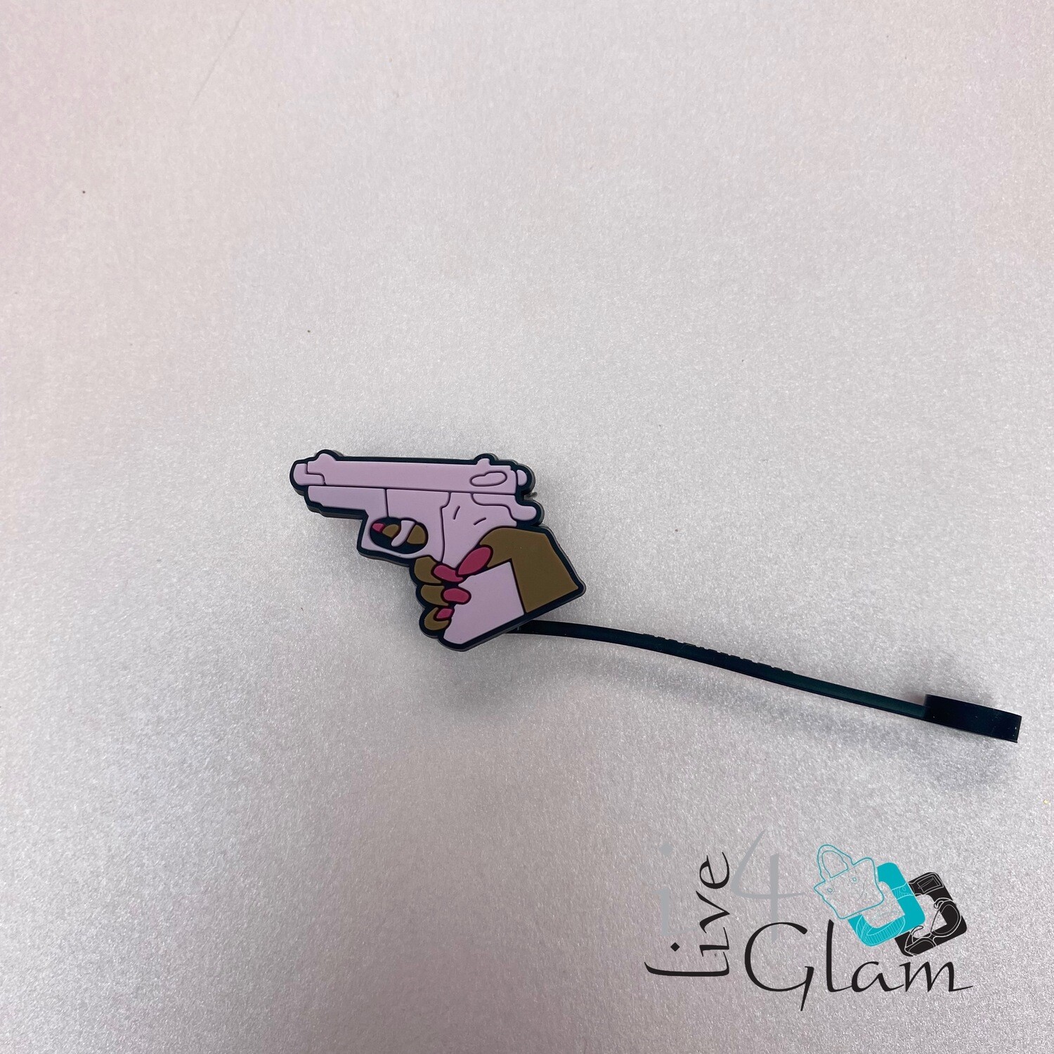 Pink Straw Cover Gun