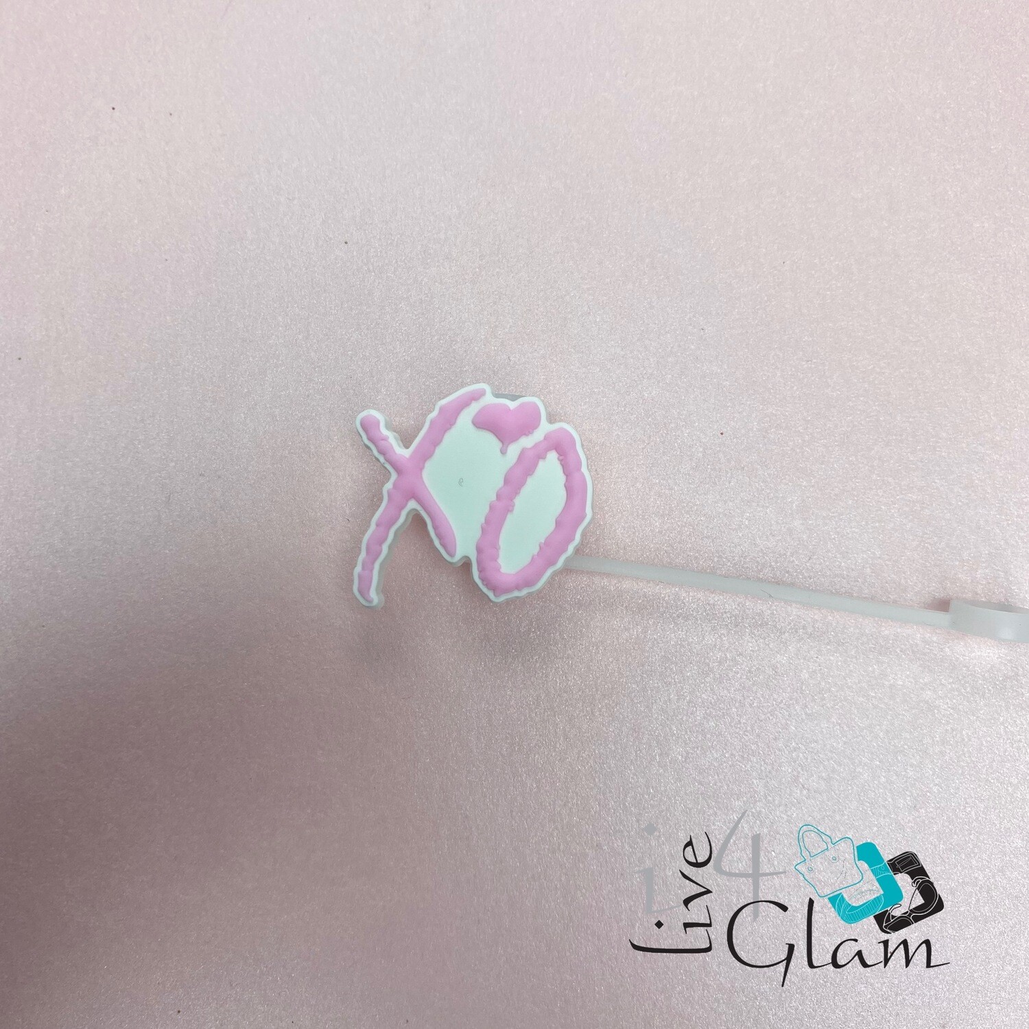 Pink Straw Cover XO